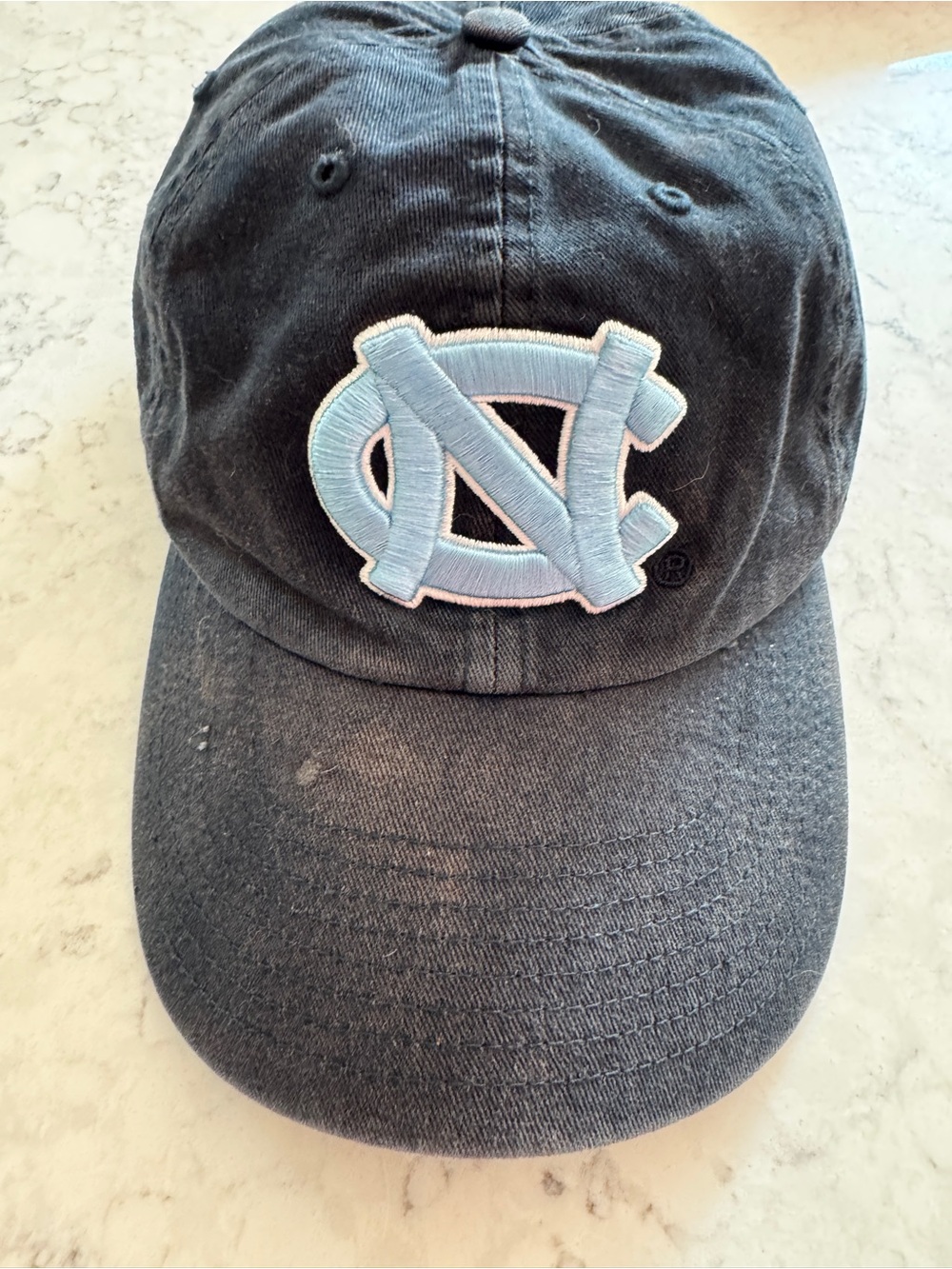 University of North Carolina Navy and Carolina Blue Logo Baseball Cap